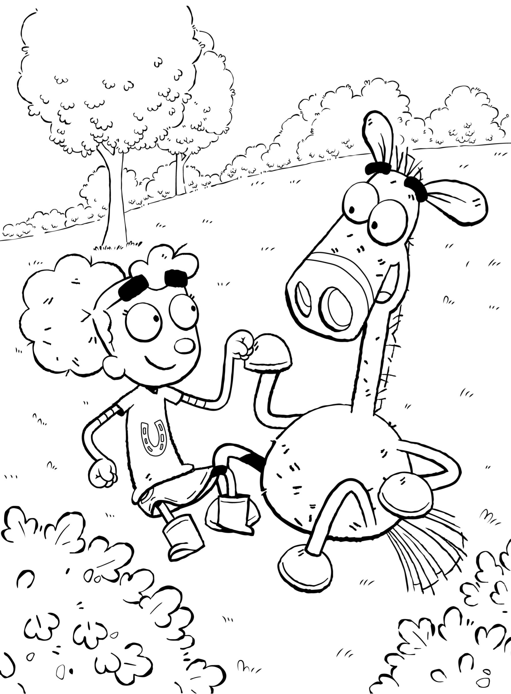 Kids-n-fun.com | Coloring page It's Pony Annie Pony